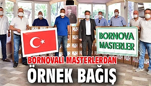Bornovalı masterlerdan örnek bağış