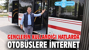 Büyükşehir'den Gençlerin kullandığı hatlarda otobüslere internet