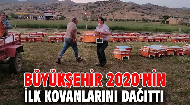 Büyükşehirden 2020’nin ilk kovanları!