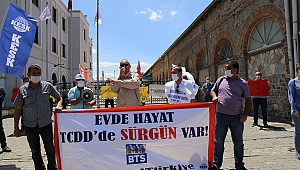 CHP’li Sertel’den TCDD eylemine destek
