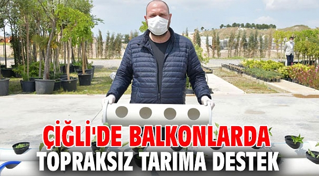 Çiğli Belediyesi’nden fide desteği