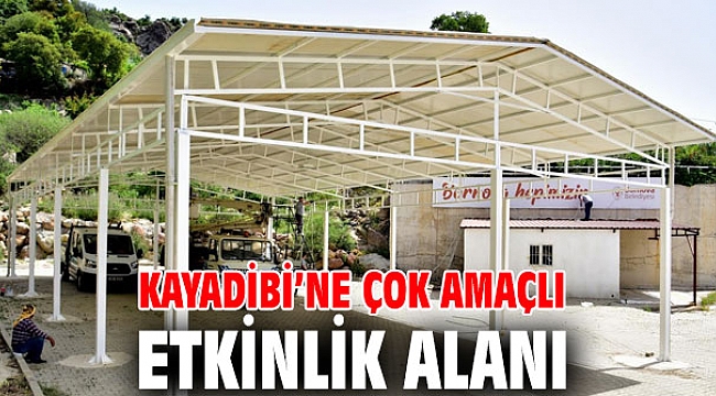 Kayadibi’ne çok amaçlı etkinlik alanı