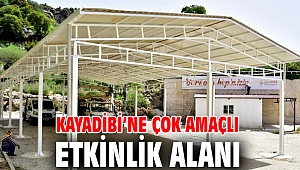 Kayadibi’ne çok amaçlı etkinlik alanı
