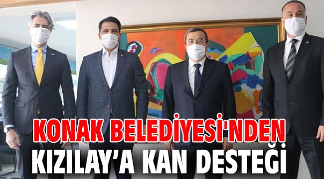 Konak Belediyesi Kızılay’a kan desteği