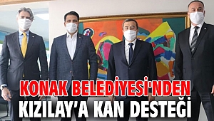 Konak Belediyesi Kızılay’a kan desteği