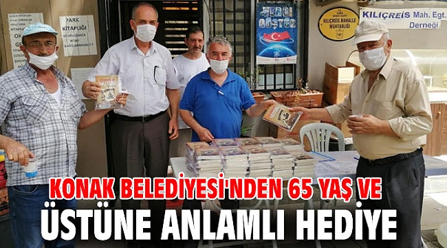 Konak Belediyesi'nden 65 yaş ve üstüne anlamlı hediye