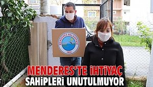 Menderes’te İhtiyaç Sahipleri Unutulmuyor