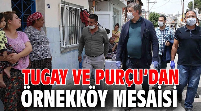 Tugay ve Purçu, Örnekköy'ü ziyaret etti!