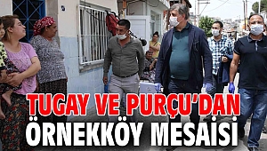 Tugay ve Purçu, Örnekköy'ü ziyaret etti!