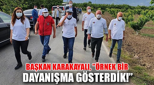 Başkan Karakayalı'dan İzmirlilere teşekkür!