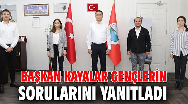 Başkan Kayalar projelerini anlattı!