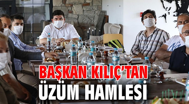 Başkan Kılıç’tan üzüm hamlesi