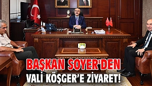 Başkan Soyer'den Vali Köşger’e ziyaret!