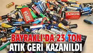 Bayraklı’da 23 ton atık geri kazanıldı