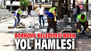 Bornova Belediyesi'nden yol hamlesi