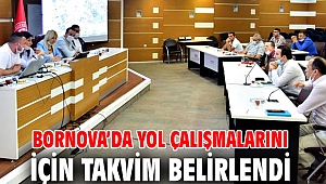 Bornova’da yol çalışmalarını için takvim belirlendi