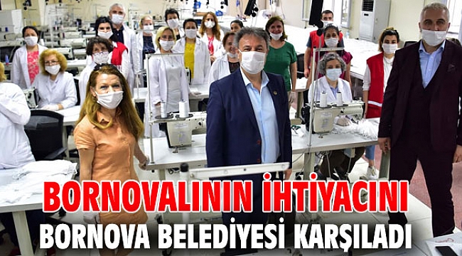 Bornovalının ihtiyacını Bornova Belediyesi karşıladı