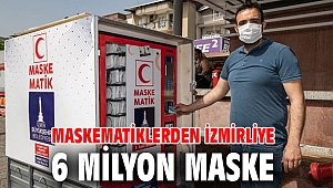 Büyükşehir'in Maskematiklerinden İzmirliye 6 milyon maske