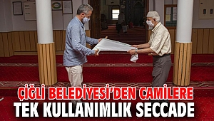Çiğli Belediyesi, 60 bin tek kullanımlık seccade dağıttı!