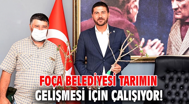 Foça Belediyesi tarımın gelişmesi için çalışıyor!