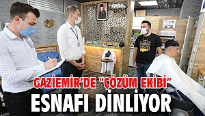 Gaziemir’de “Çözüm Ekibi” esnafı dinliyor