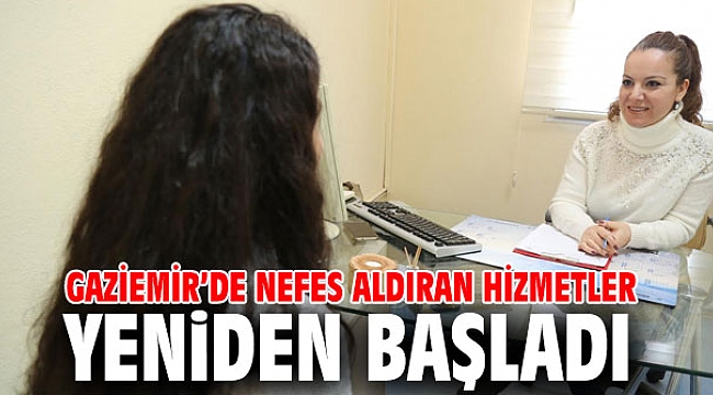 Gaziemir’de nefes aldıran hizmetler yeniden başladı