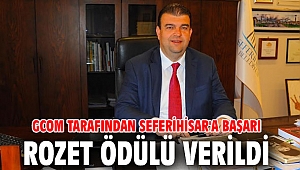 GCoM tarafından Seferihisar'a başarı rozet ödülü verildi