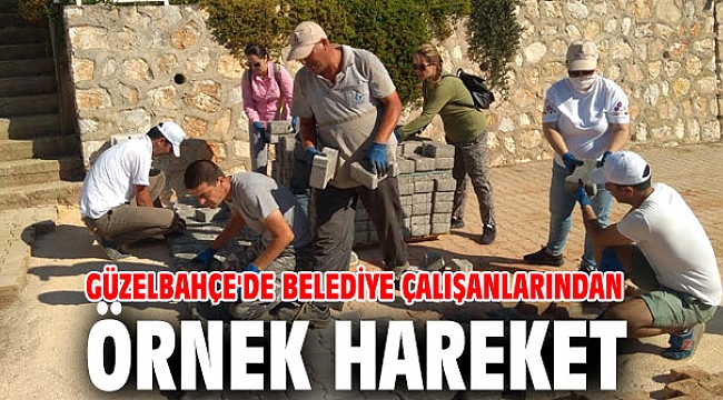 Güzelbahçe'de Belediye Çalışanlarından Örnek Hareket