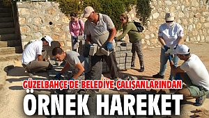 Güzelbahçe'de Belediye Çalışanlarından Örnek Hareket