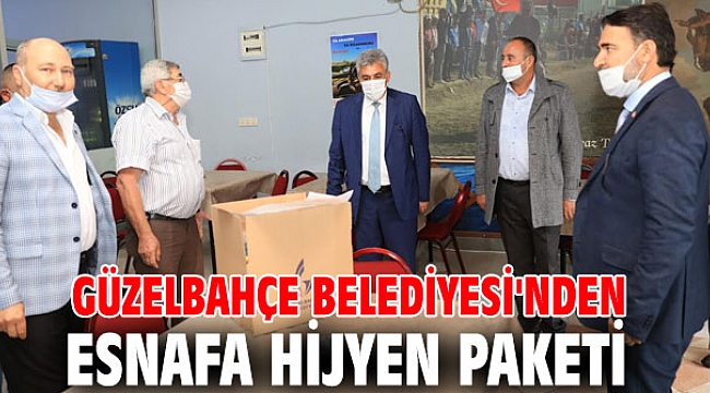 Güzelbahçe'de Esnafa Hijyen Paketi!
