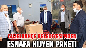 Güzelbahçe'de Esnafa Hijyen Paketi!