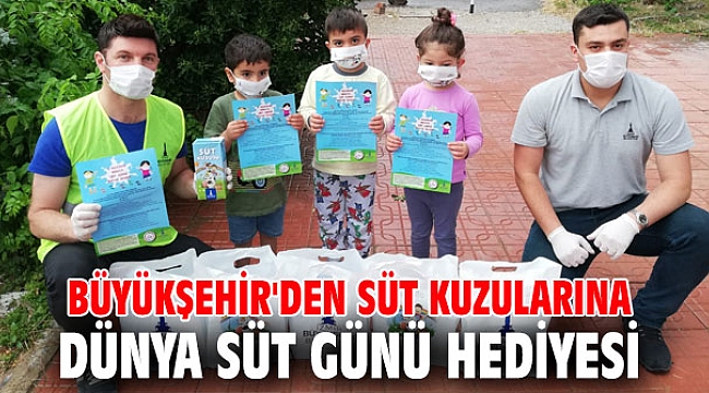 İzmir Büyükşehir Belediyesi'nden Süt kuzularına Dünya Süt Günü hediyesi