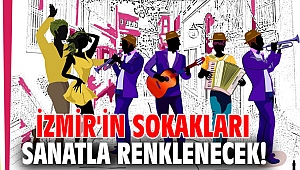 İzmir'in sokakları sanatla renklenecek!