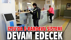 İZSU e-randevu almaya devam edecek