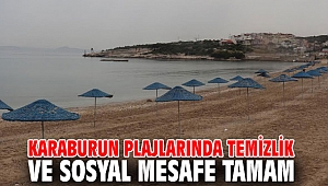 Karaburun plajları yaza hazır!