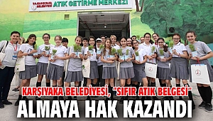 Karşıyaka Belediyesi, “Sıfır Atık Belgesi” almaya hak kazandı
