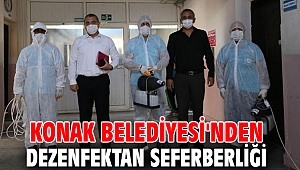 Konak Belediyesi'nden dezenfektan seferberliği