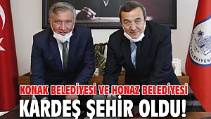 Konak Belediyesi ve Honaz Belediyesi kardeş şehir oldu