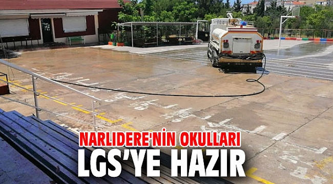 Narlıdere'nin okulları LGS’ye hazır