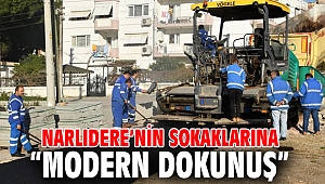Narlıdere’nin sokaklarına “modern dokunuş”