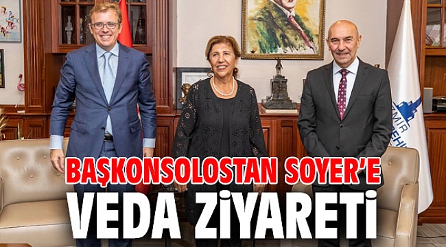 Başkonsolostan Soyer’e veda ziyareti