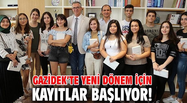 GAZİDEK’te yeni dönem için kayıtlar başlıyor!