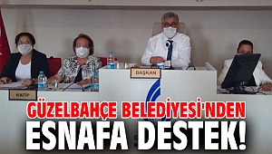 Güzelbahçe Belediyesi'nden esnafa destek!