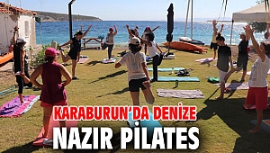 Karaburun’da pilates kursları başladı!