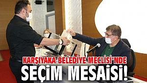 Karşıyaka Belediye Meclisi’nde seçim yapıldı