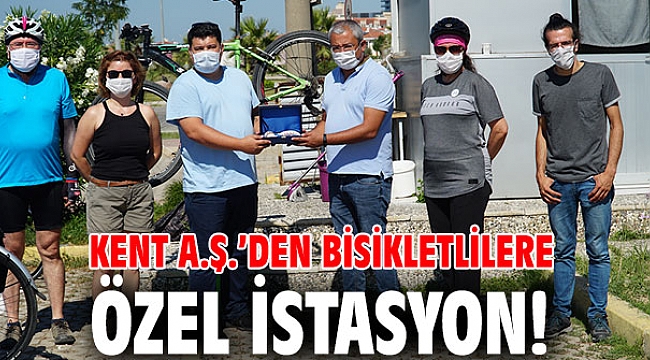 Kent A.Ş.’den Bisikletlilere Özel İstasyon!