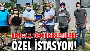 Kent A.Ş.’den Bisikletlilere Özel İstasyon!