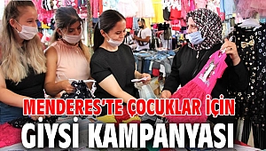 Menderes’te Çocuklar İçin Giysi Kampanyası
