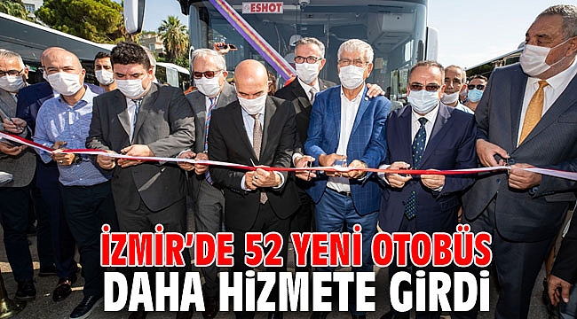 52 yeni otobüs hizmete girdi!