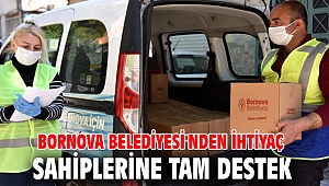 Bornova Belediyesi'nden ihtiyaç sahiplerine tam destek